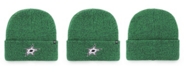 '47 Brand Men's Kelly Green Dallas Stars Brain Freeze Cuffed Knit Hat